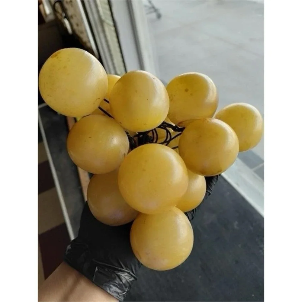 1960s alabaster stone grapes mcm mid century